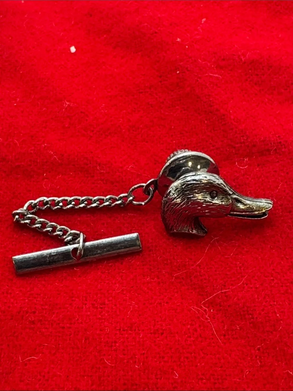 Vintage Versatility: 5-in-1 Silver-Tone Tie Tack Set